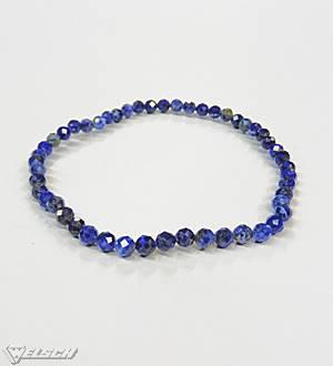Bracelet Lapis Lazuli boules facettées Ø env. 4mm
