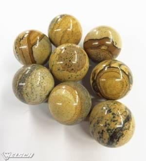 Sphères Jaspe du Kalahari (nom commercial) env. 20 mm