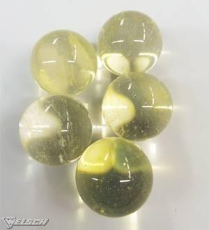 Spheres Opalite jaune (verre synth.) env. 30 mm
