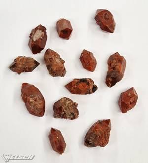 Pierres brutes Mondolite (calcédoine fer-silice) / cristaux